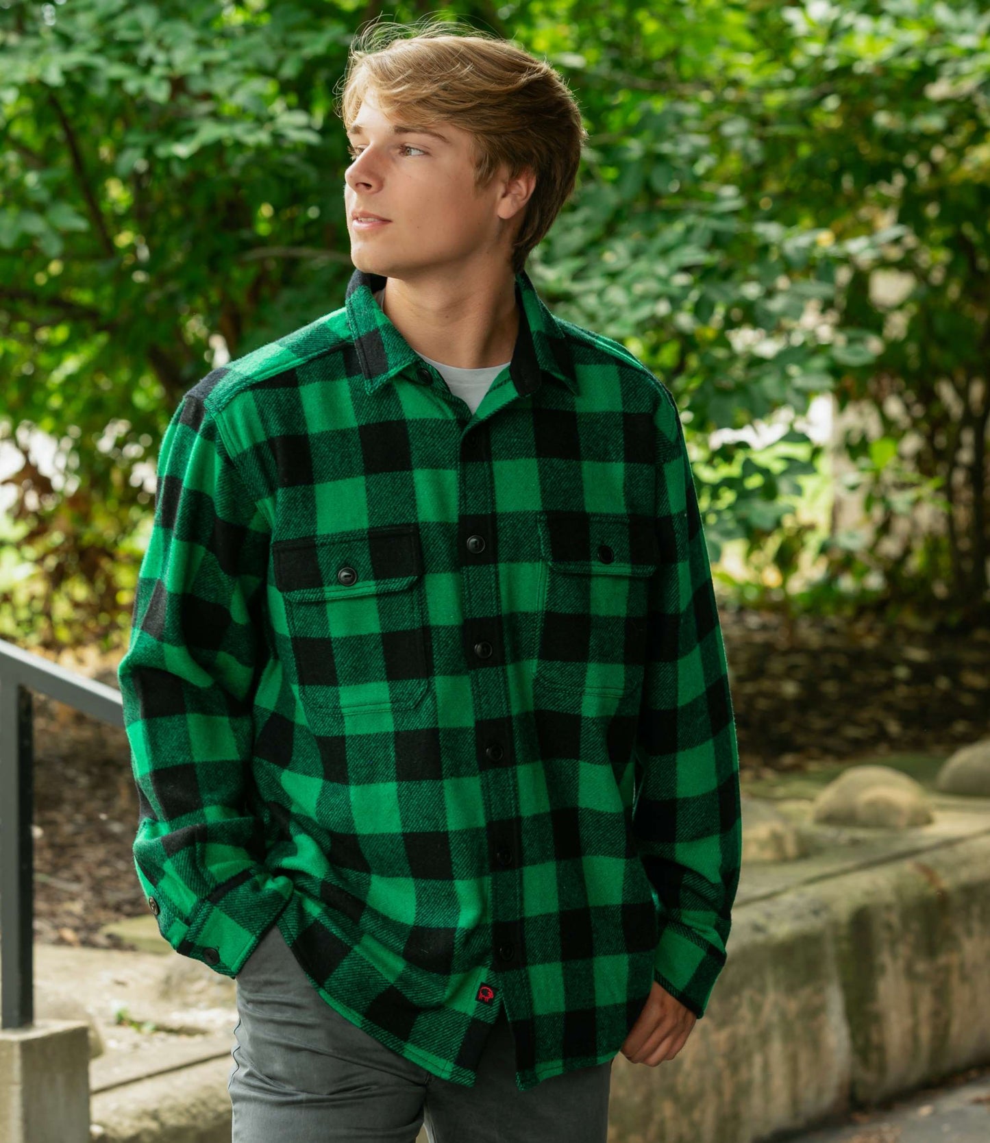 Green_and_Black_plaid_shirt_for_sale_Tall