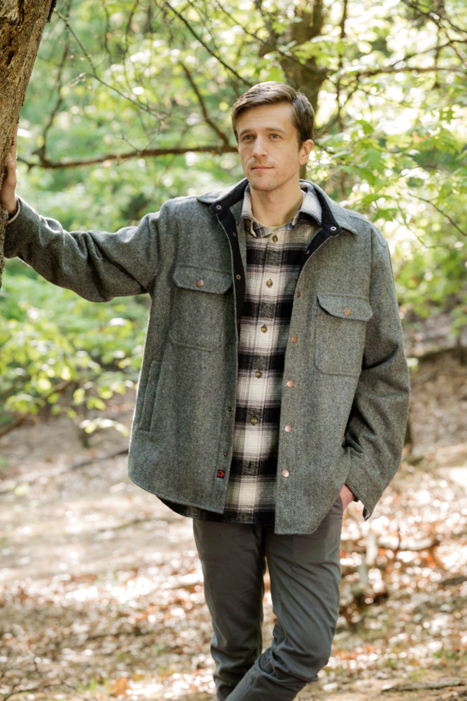 Grey_wool_mens_flannel_shirt