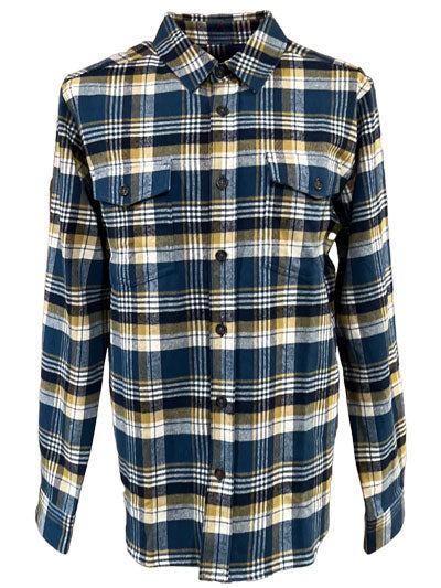 Men's 7 oz Modern Fit Flannel Shirt | Woolly Dry Goods