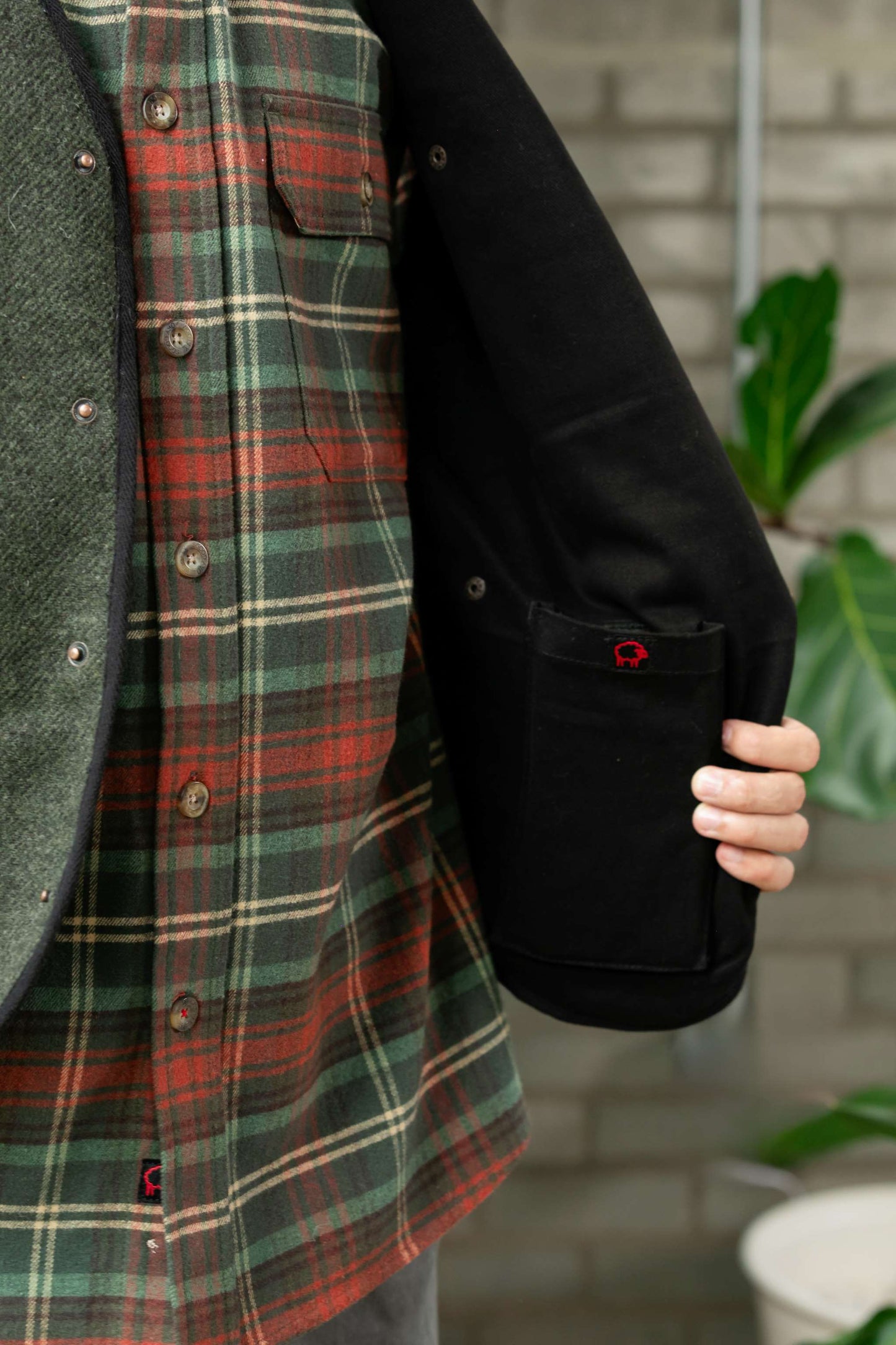 Wool_Herringbone_Vest_For_Sale