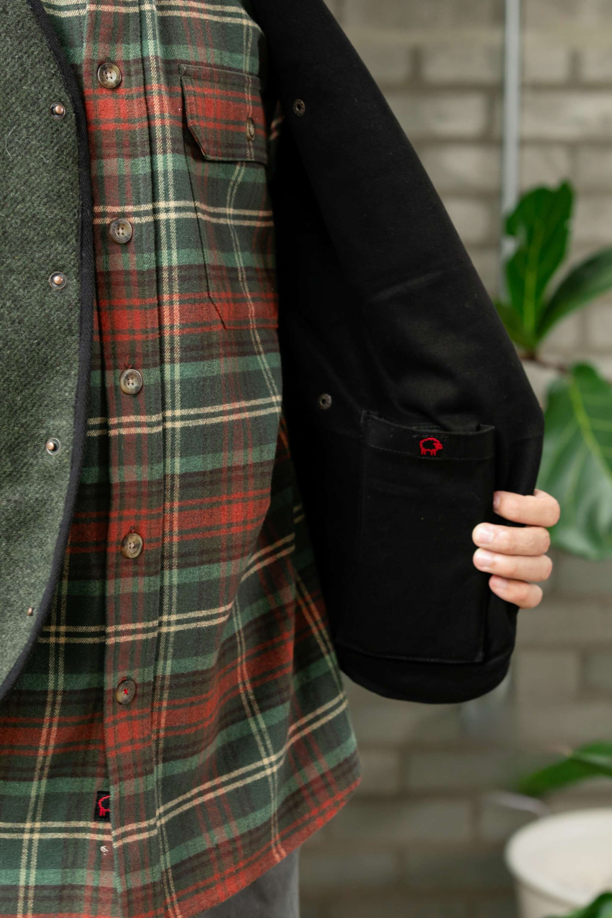 Wool_Herringbone_Vest_For_Sale