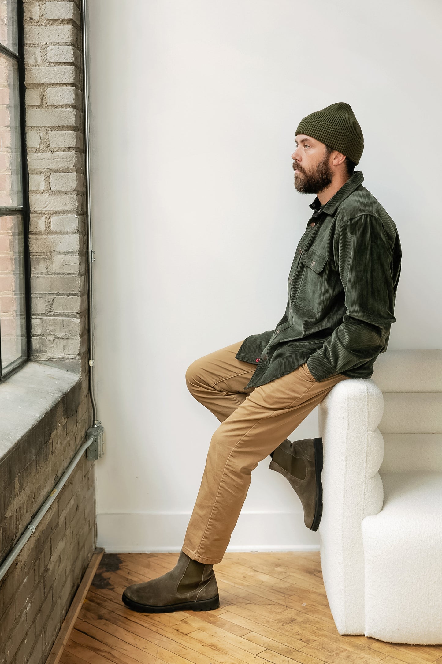 Mens Corduroy Shirtjac | Tall Woolly Dry Goods