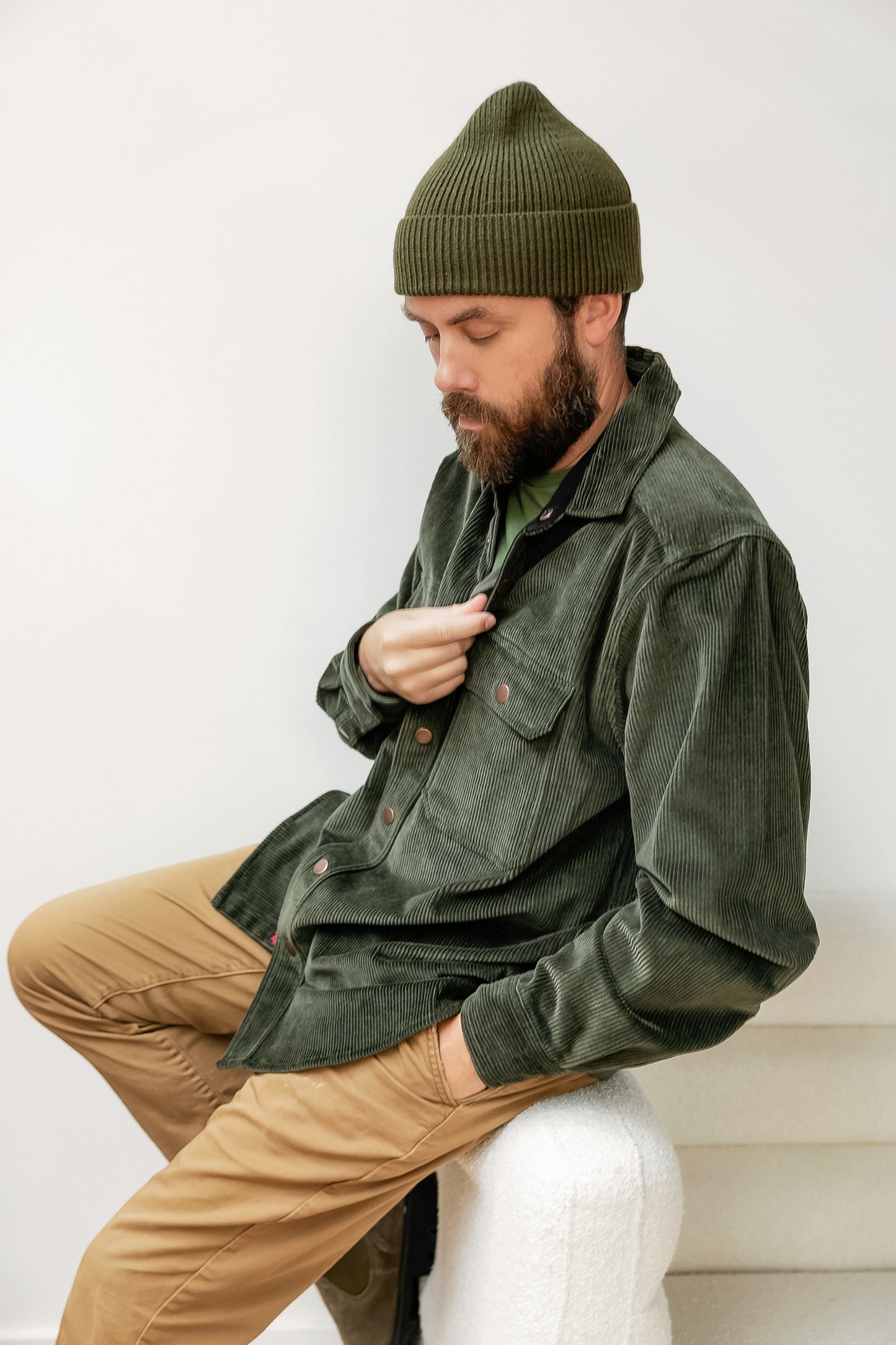 Mens Corduroy Shirtjac | Tall Woolly Dry Goods