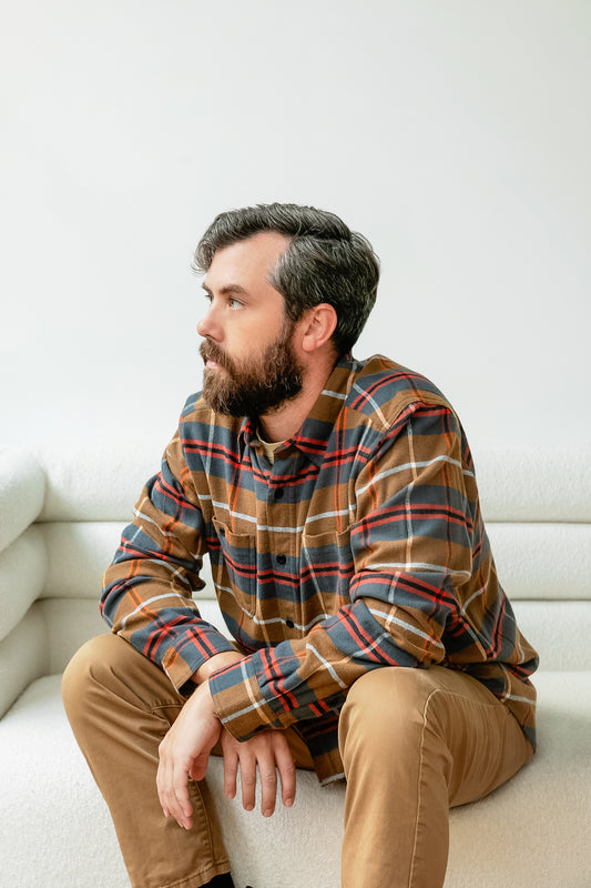 Men's Flannel Shirts 5 OZ | Modern Fit | Tall Woolly Dry Goods