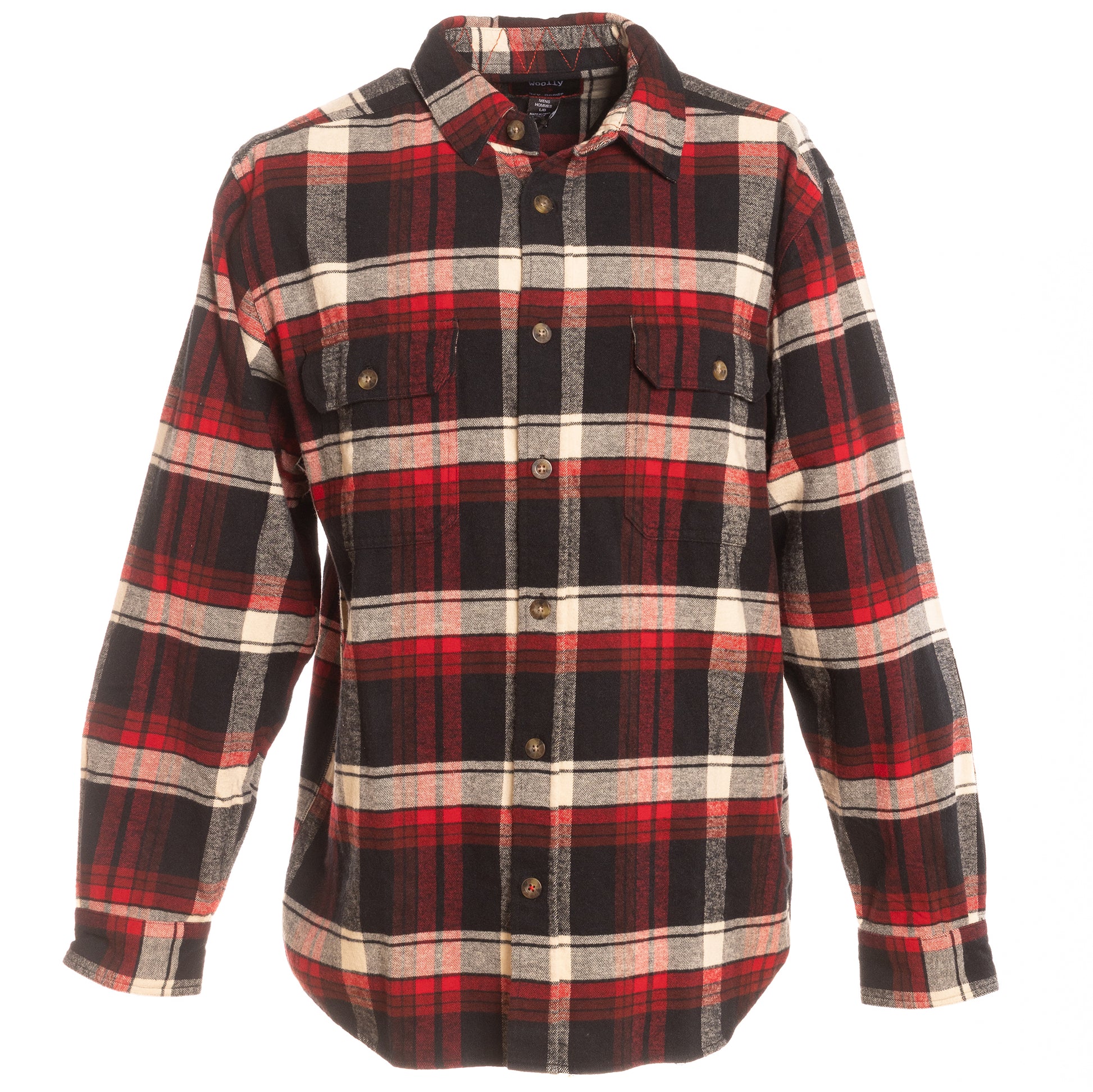 Men's Flannel Shirt - Classic Fit - 7 OZ Woolly Dry Goods