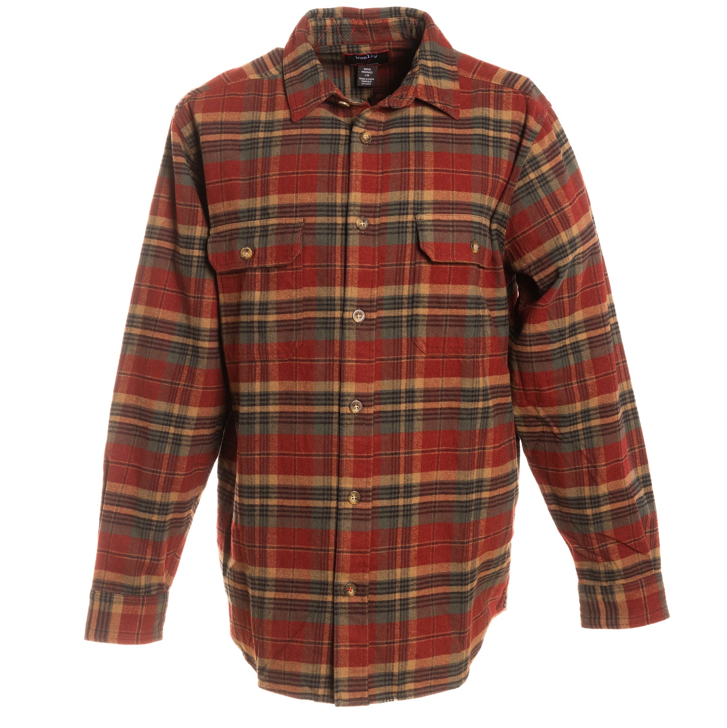 Men's Flannel Shirt - Classic Fit - 7 OZ Woolly Dry Goods