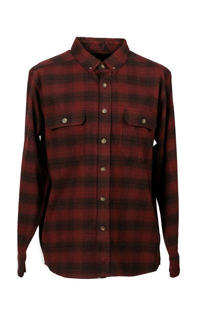 7 OZ Flannel Button Down – Reg
