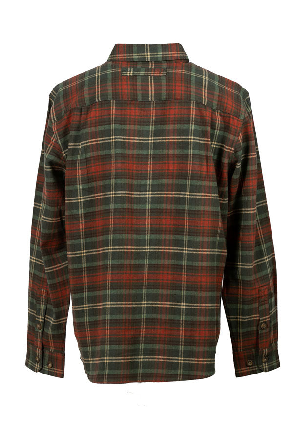 Men's  7 OZ Flannel Button Down - Tall Woolly Dry Goods