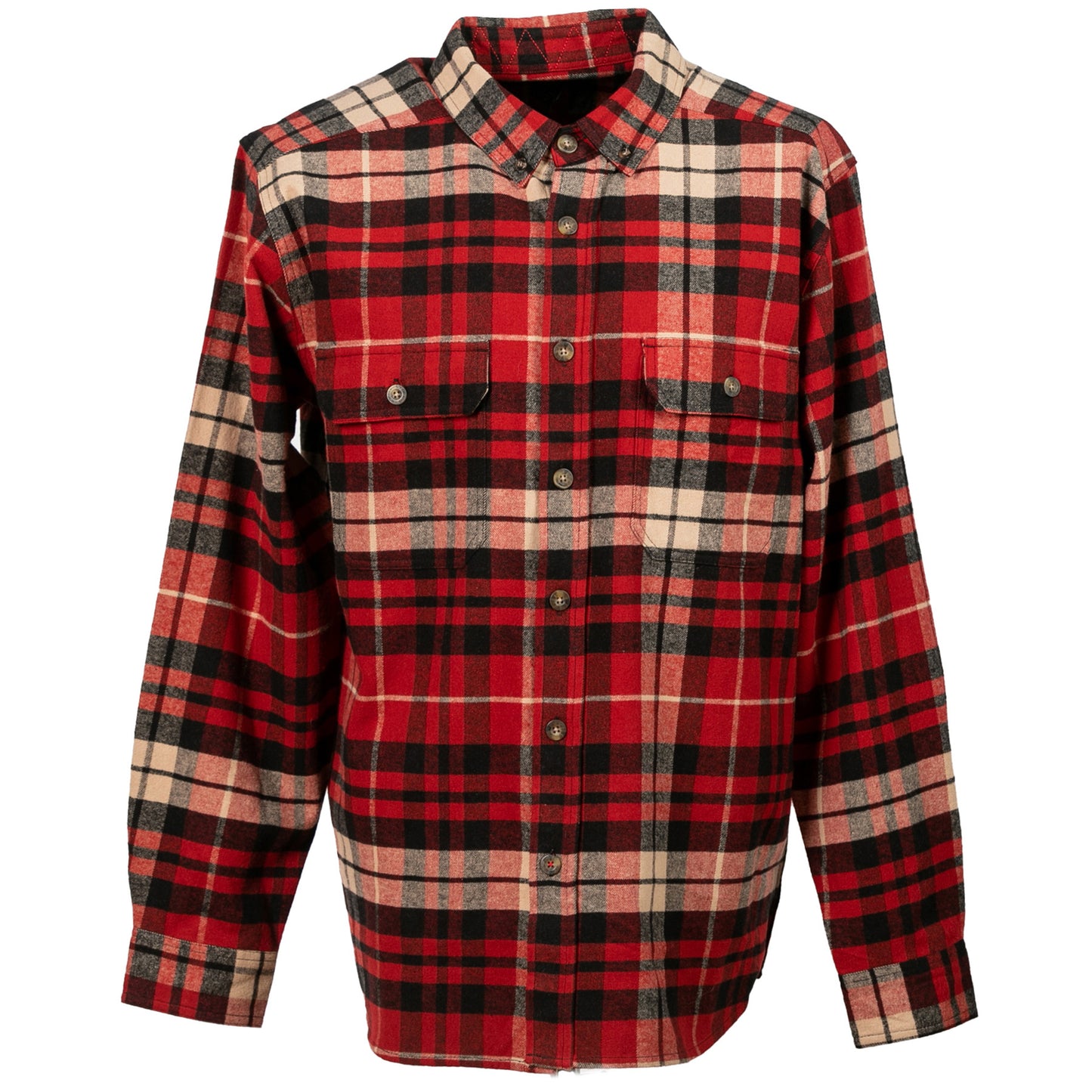 Men's Flannel Button Down 7 OZ | Classic Fit | Tall Woolly Dry Goods