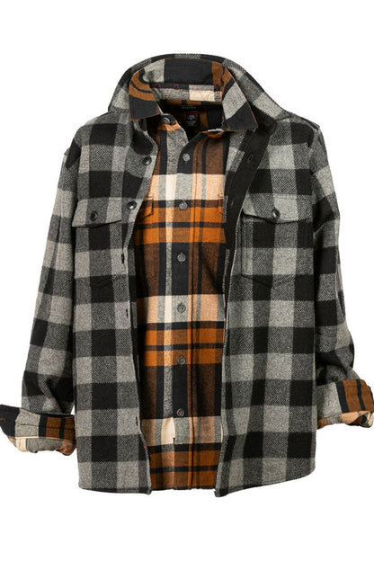 Men's Flannel Modern Fit  7 OZ - Tall Woolly Dry Goods