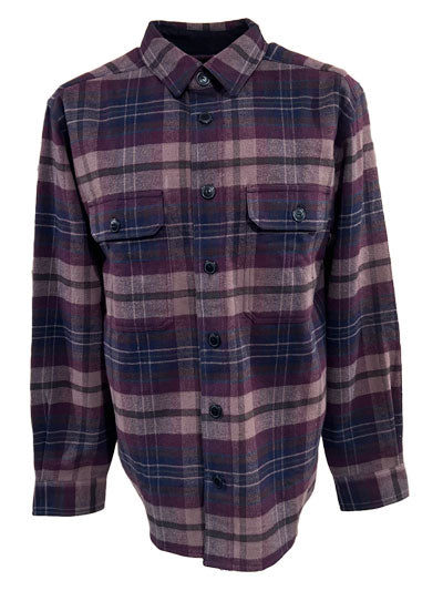 9 OZ Men’s Woolly Patterned Flannel Classic Fit - Reg