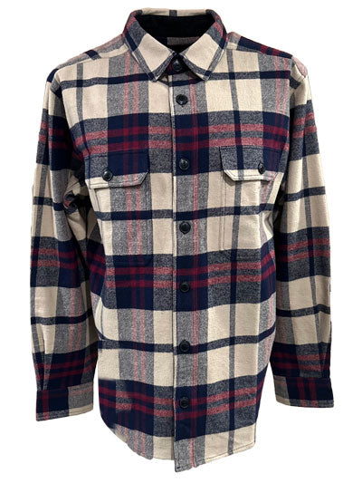 9 OZ Men’s Woolly Patterned Flannel Classic Fit - Tall