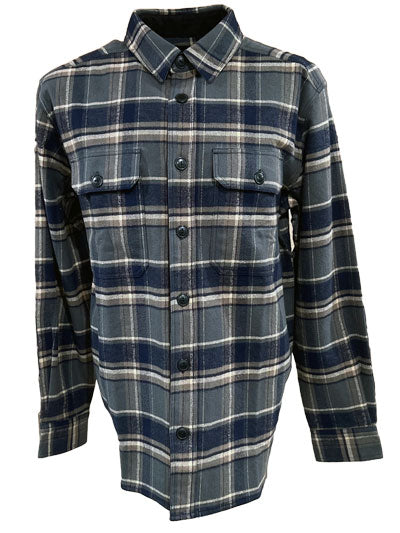 9 OZ Men’s Woolly Patterned Flannel Classic Fit - Tall