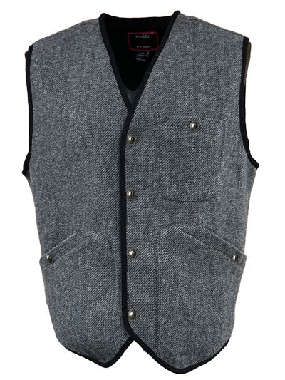Wool Herringbone Vest 9.75 OZ - Reg