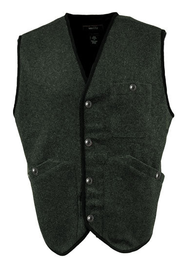 Wool Herringbone Vest 9.75 OZ - Reg