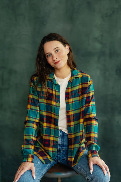 Womens Flannel Shirts - 5 OZ Woolly Dry Goods