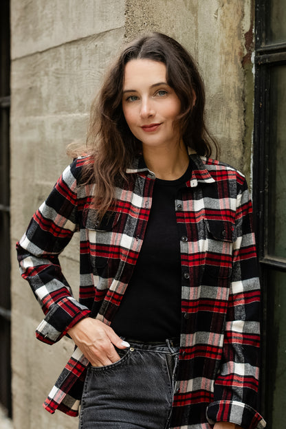 Womens Flannel Shirts - 7 OZ Woolly Dry Goods