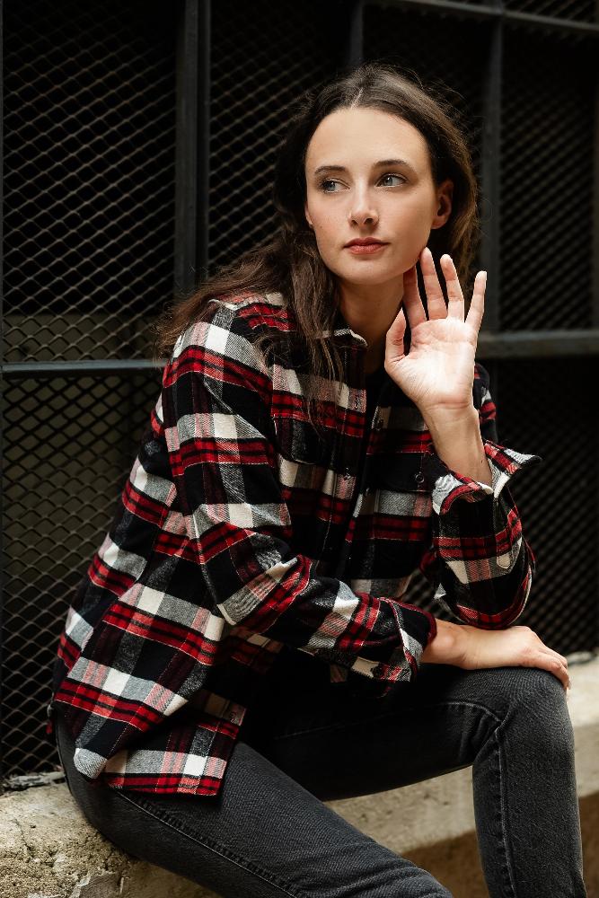 Womens Flannel Shirts - 7 OZ Woolly Dry Goods