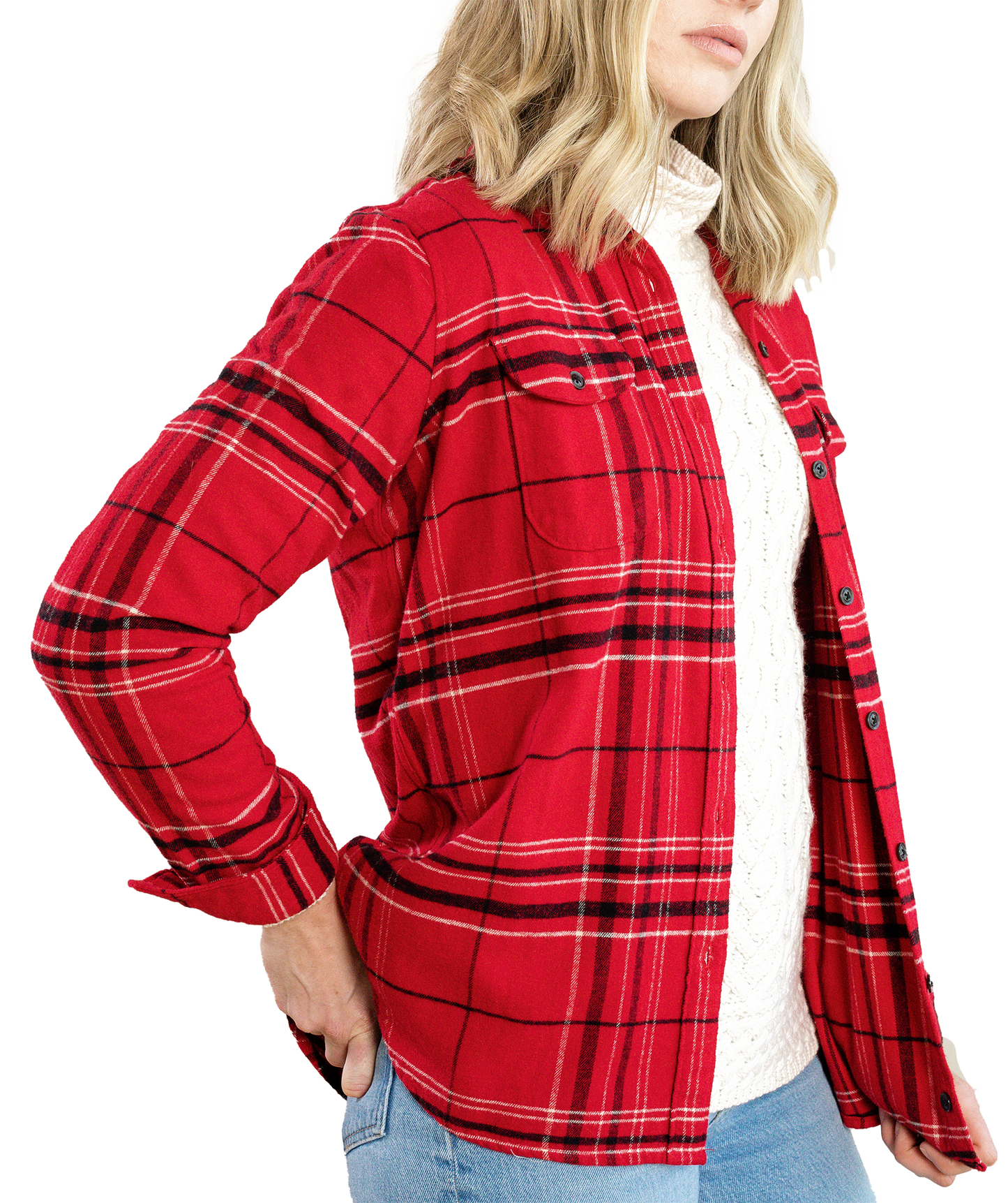 Women's Flannel Shirt - 7 OZ Woolly Dry Goods