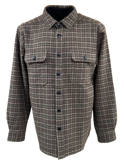 トップス WASH WOOL TAILORED SHIRT Men's Classic Washable Wool Shirt – 9.75 oz Tall Fit | Woolly Dry