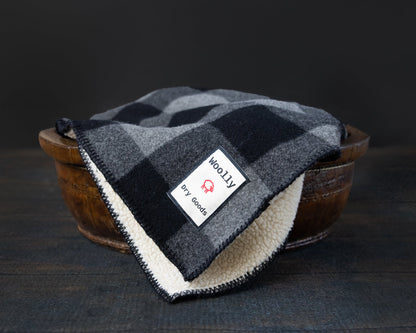 Woolly Sherpa-Backed Blanket Woolly Dry Goods