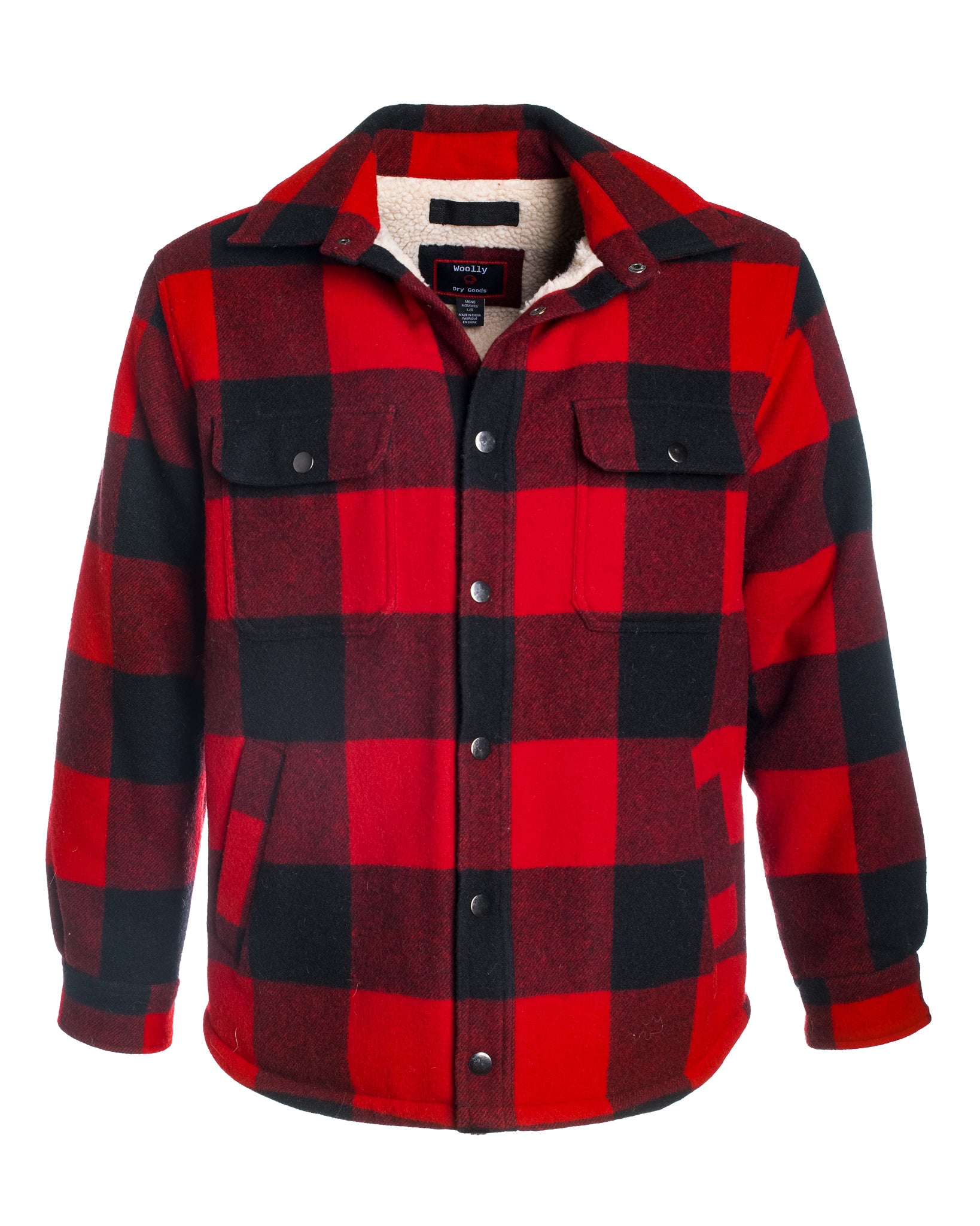 Sherpa Lined Shirtjac Woolly Dry Goods